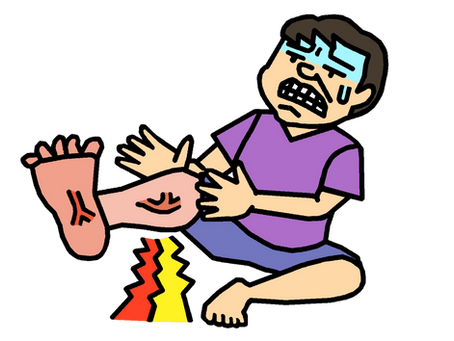 寝ている時に脚がつる「こむら返り」の予防方法