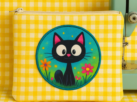 🪡 Comment coudre un appliqué rond avec un point bourdon (sans tourner en rond) 😅