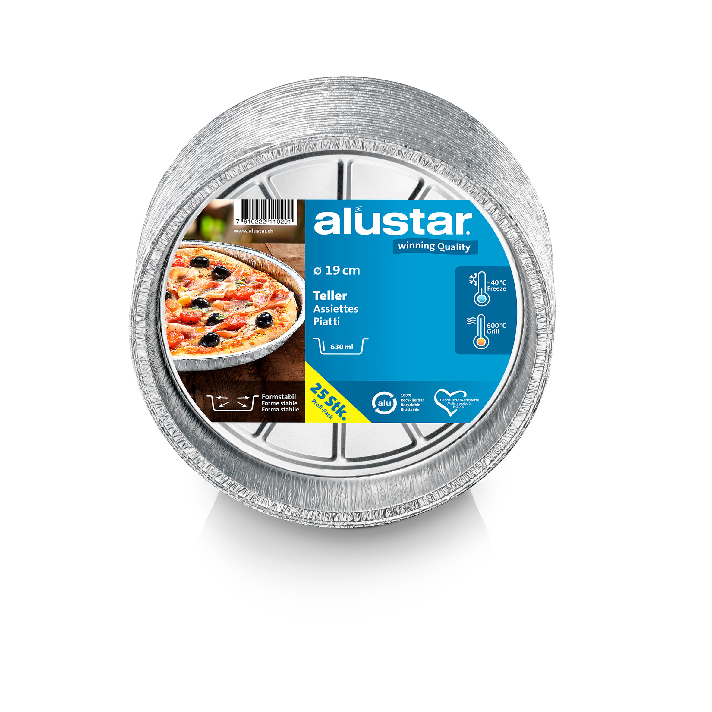 Aluminumform rund Ø 19,5 cm