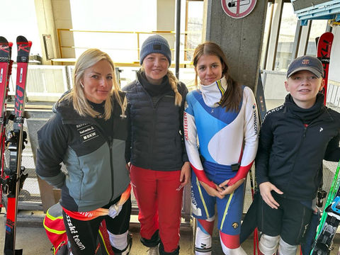Lara Gut mit Skiclub Oberiberg