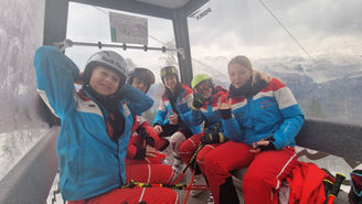 Jan und Leana Bieri Skiclub Oberiberg