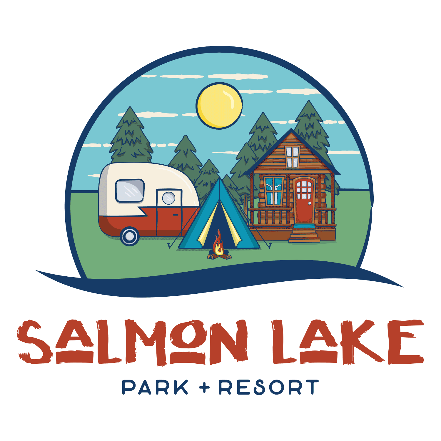 Salmon Lake Park logo
