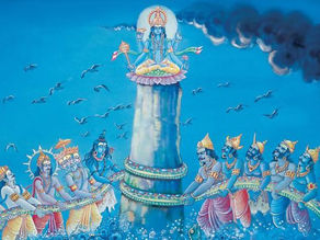 Grand mythe indien : "le barattage de la mer de lait" (kshîroda manthana)
