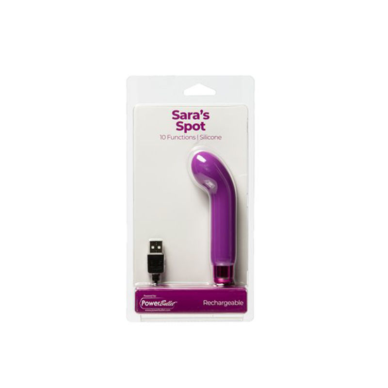Sara's Spot Rechargeable Bullet With Removable G-Spot Sleeven Diamond Wand