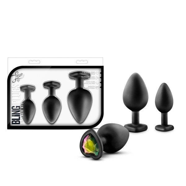 Thumbnail: Luxe Bling Plug Trainig Kit Black Rainbow Gem