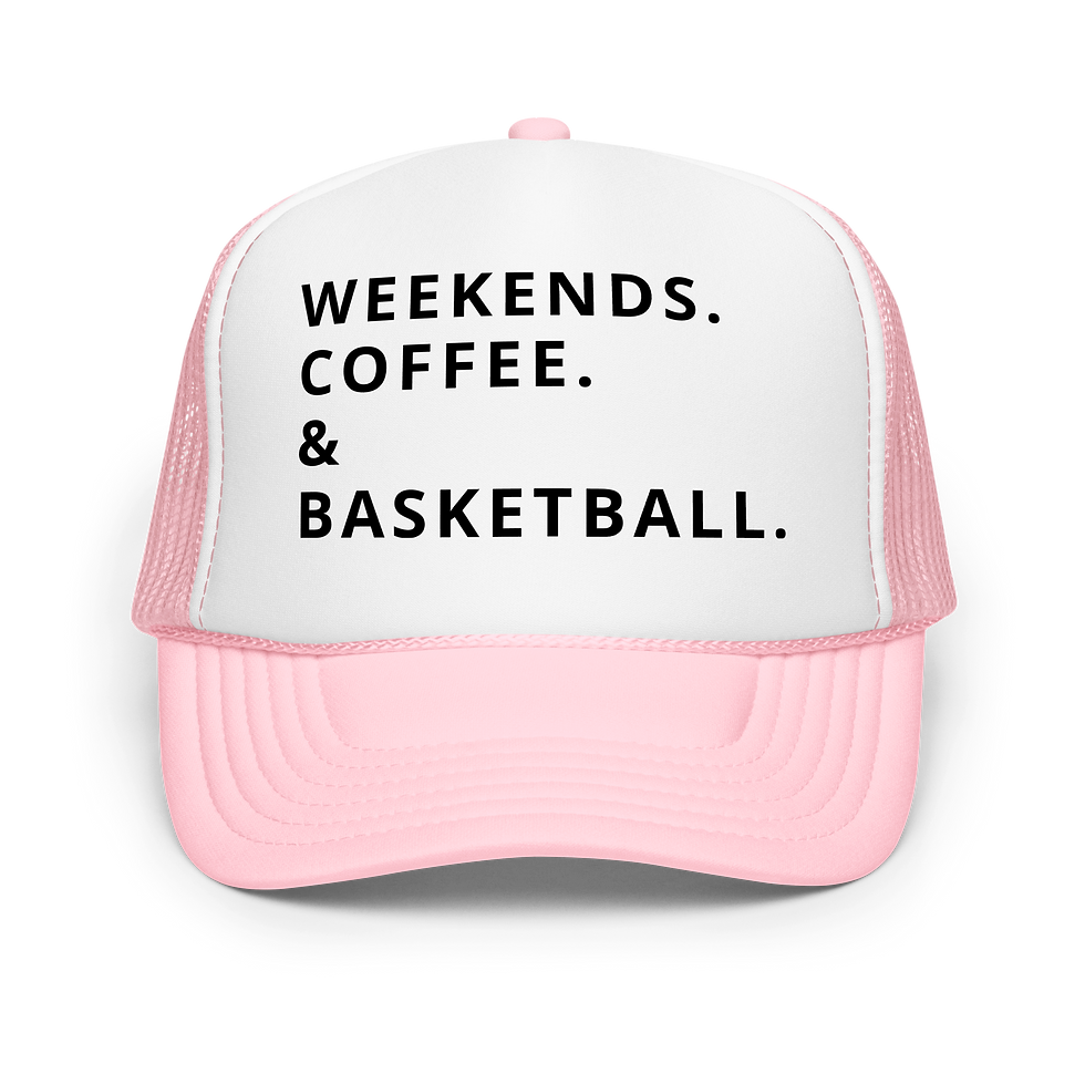 Thumbnail: Weekend Coffee & BASKETBALL Foam trucker hat