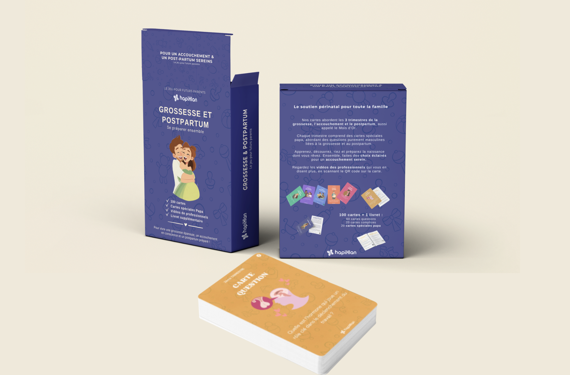 Jeu de cartes pour futurs parents