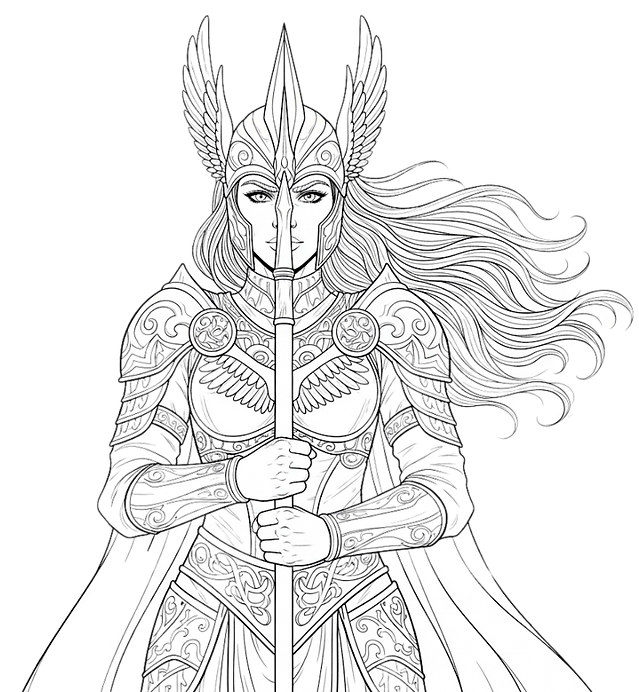 Brynhilde Germanic Mythology