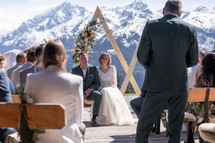 Hochzeitszeremonie des Brautpaares