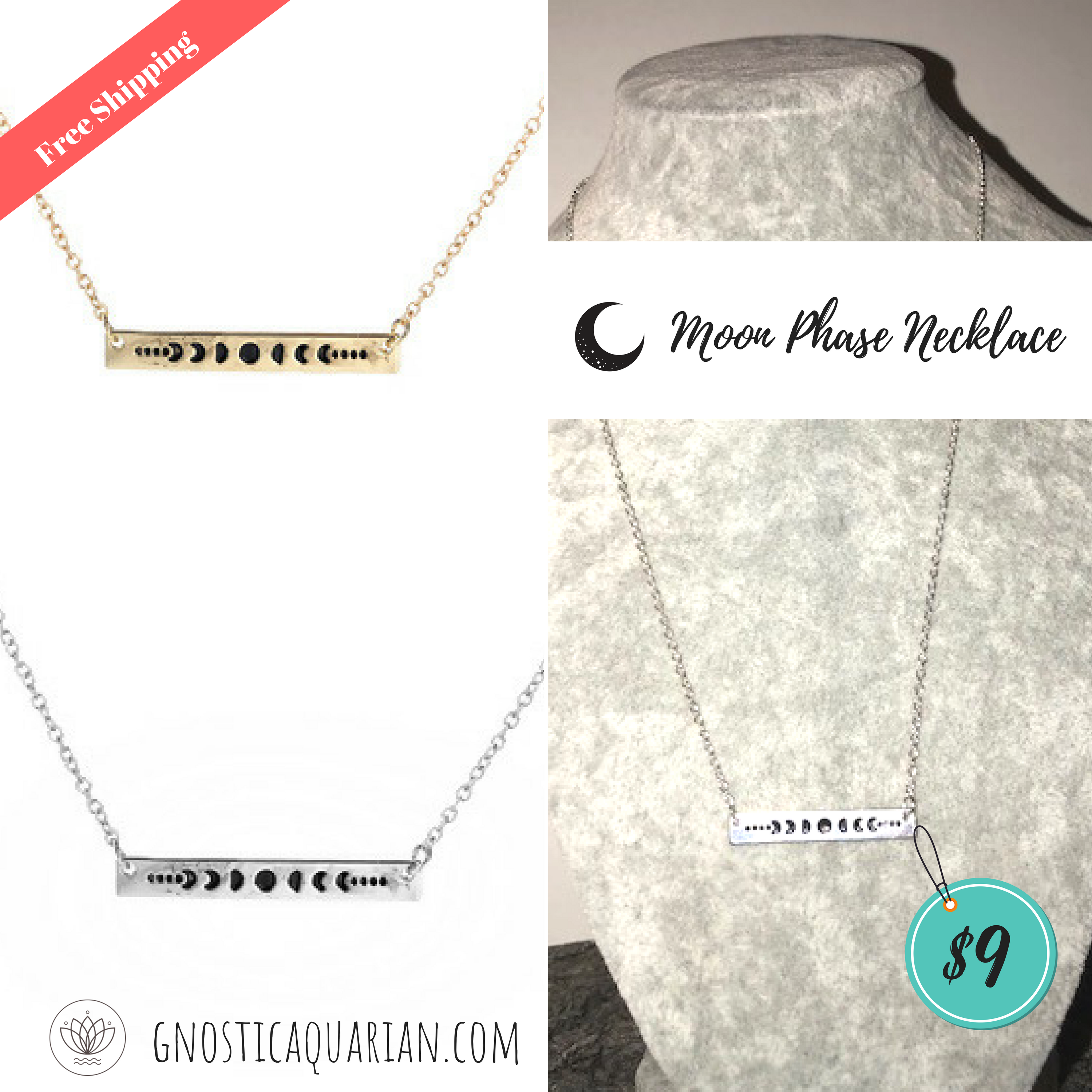 Moon Phase Necklace