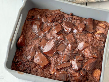 Tortita de manzana y cacao