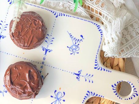 Alfajores rellenos bañados de choco