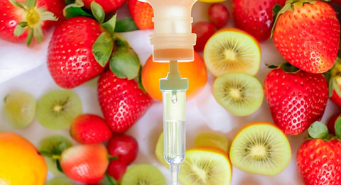Vitamin iv drip fruits natural therapy medical use iv vitamins intravenous fluid care pati