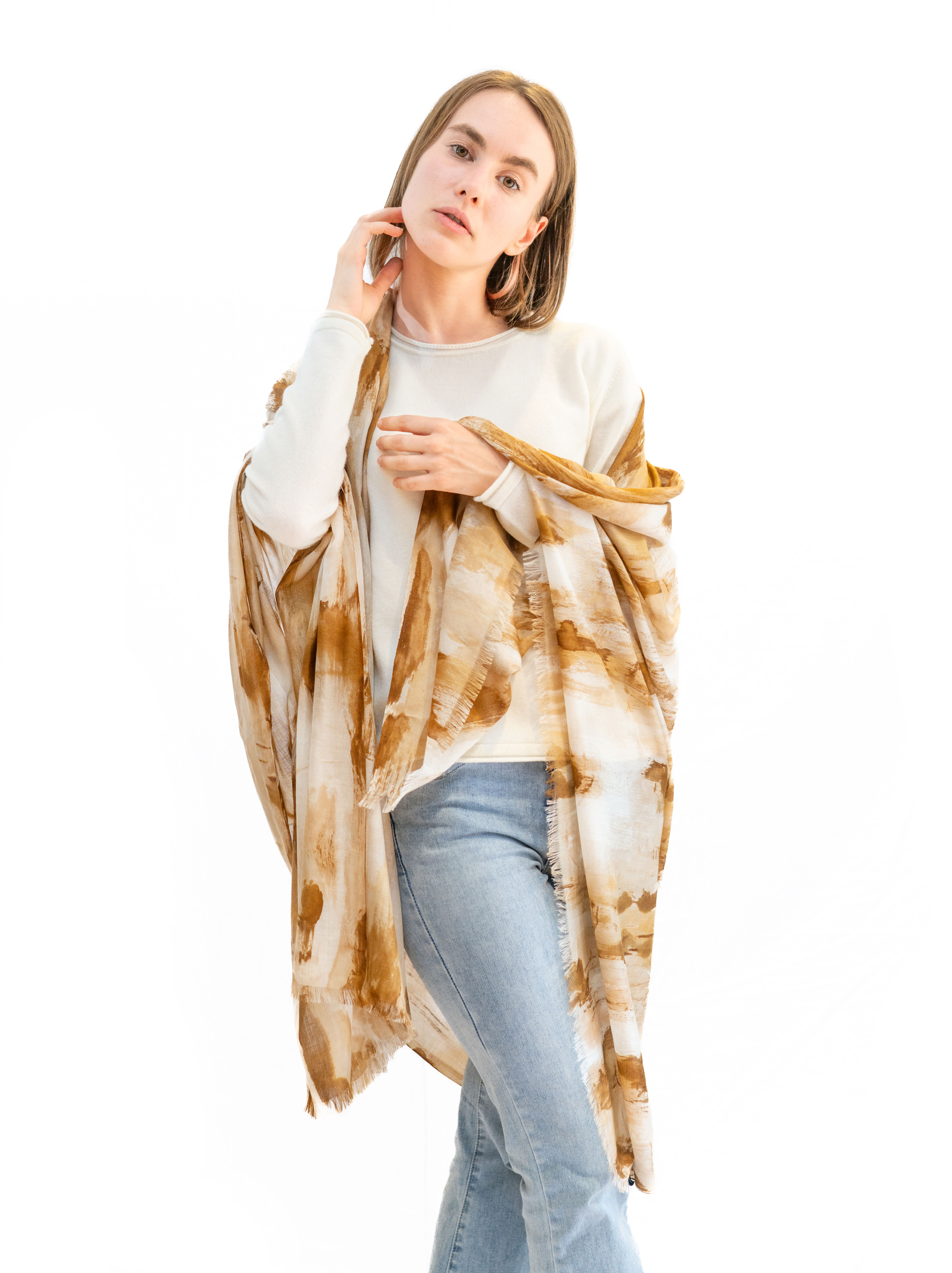 STOLA CASHMERE SETA