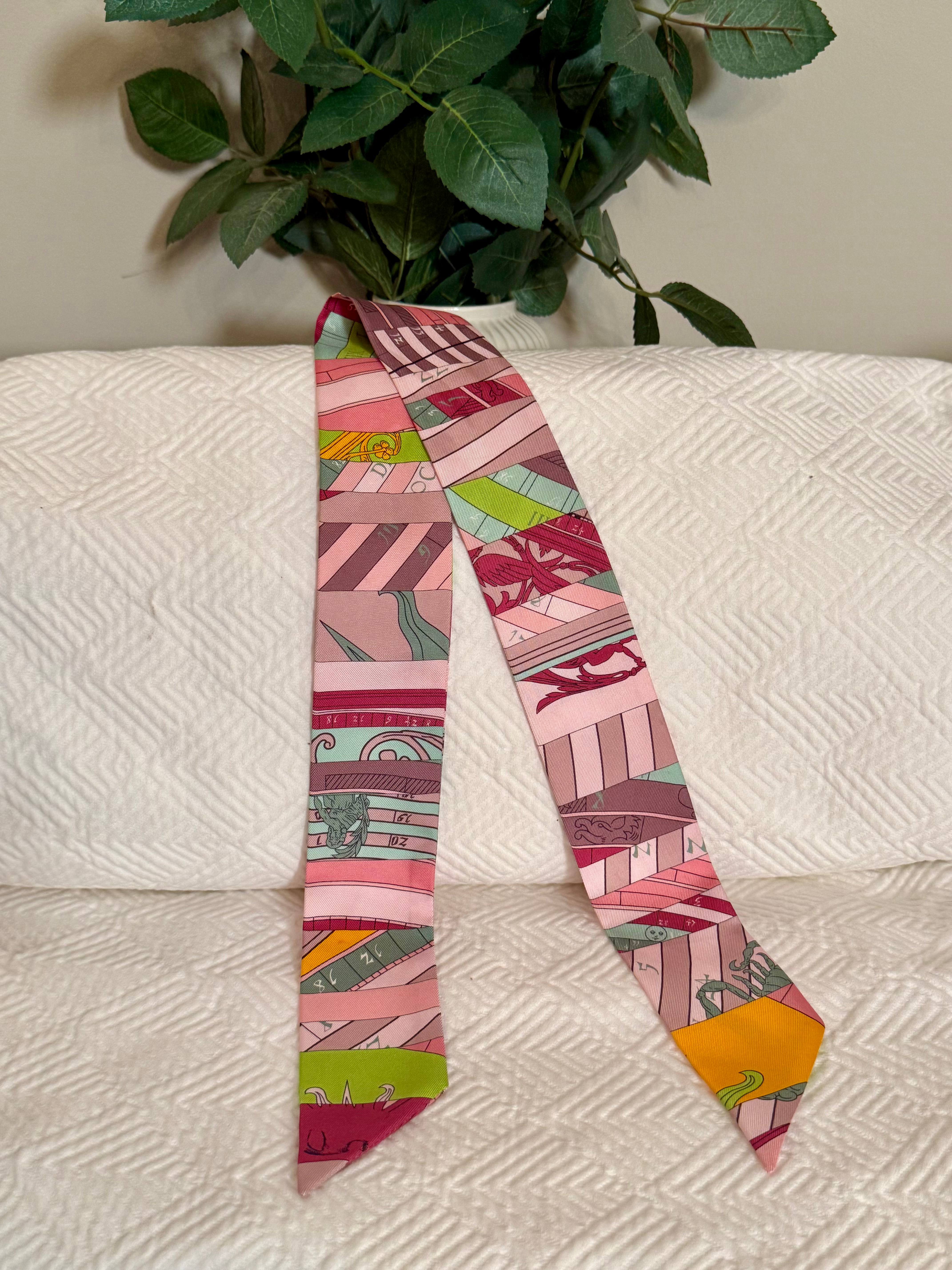 Hermes Twilly 100% Silk