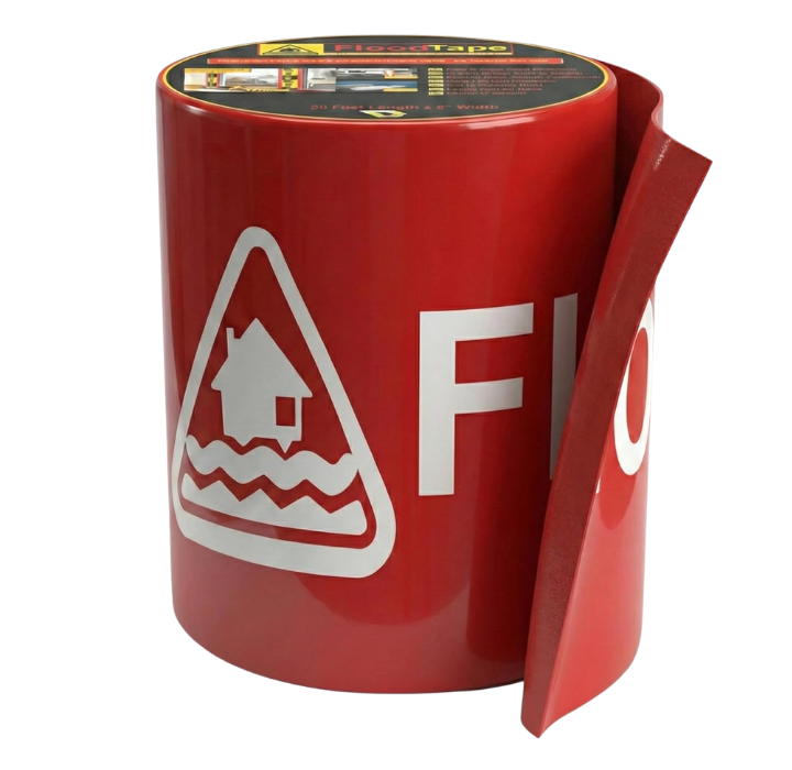 FloodTape for basement home office flood protection