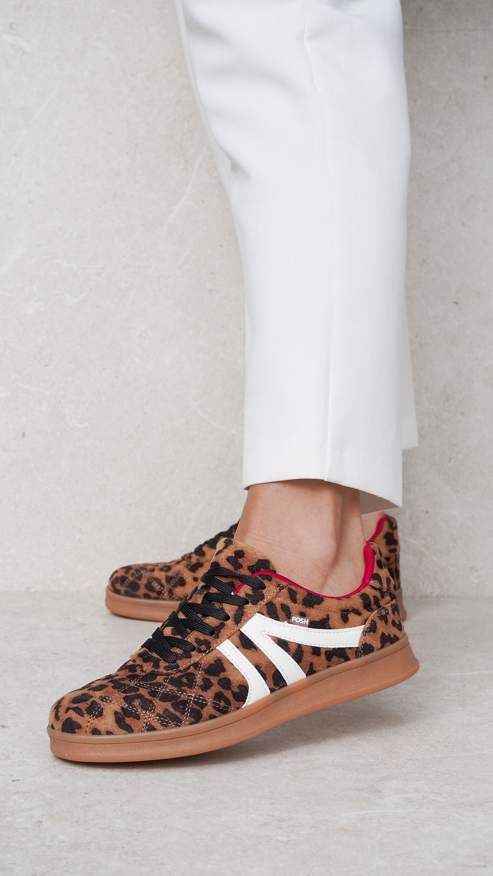 Miniatura: ORION Leo | Sneakers maculato interno rosso