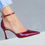 Miniature : EMMA Bordeaux | Decolleté vernice tacco 8 cm