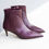 Miniatura: ETIENNE Bordeaux | Stivaletti pelle bordò baby heel tacco 5 cm