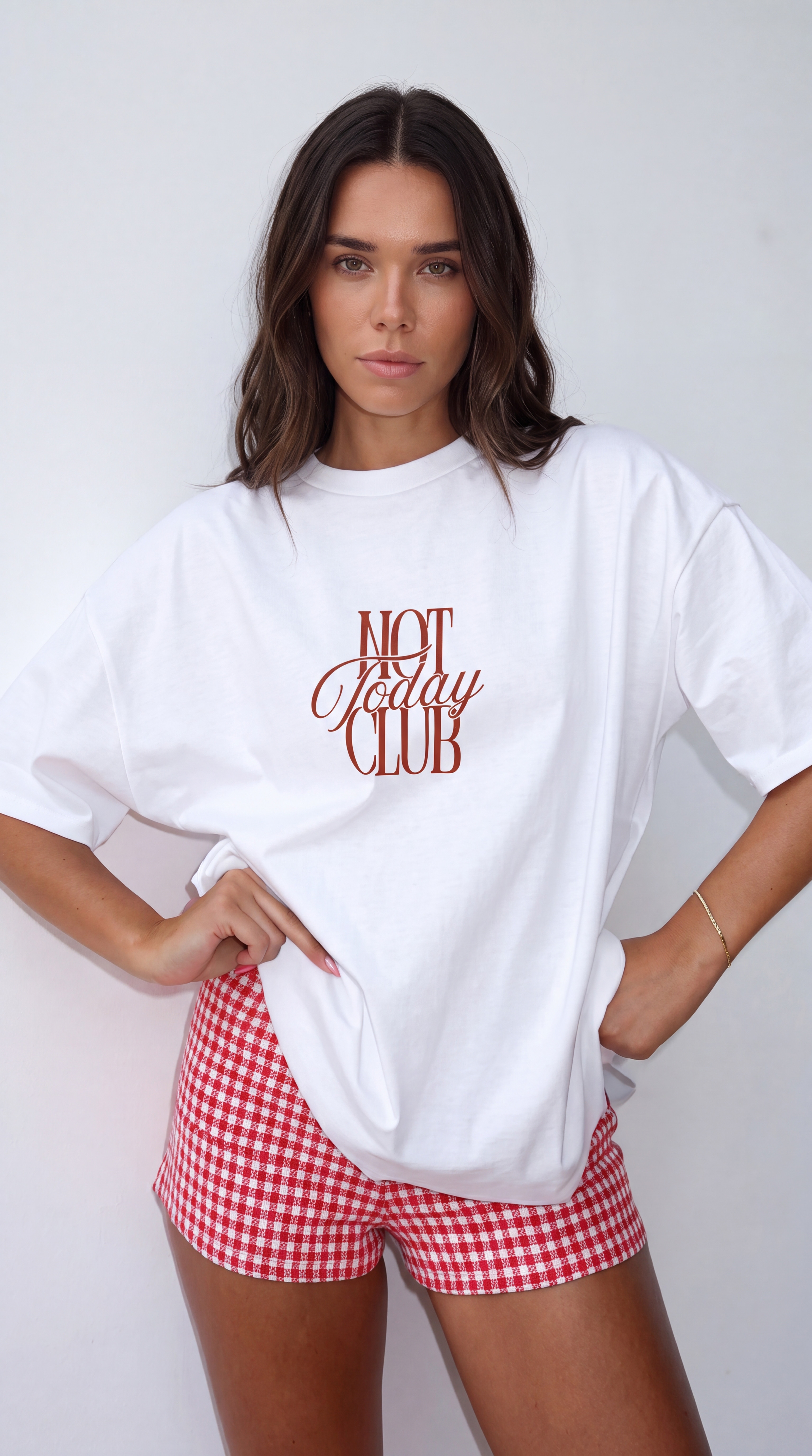 T-shirt oversize NOT Today CLUB