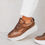 Miniature : CAIRO | Sneakers in pelle marrone bronzo