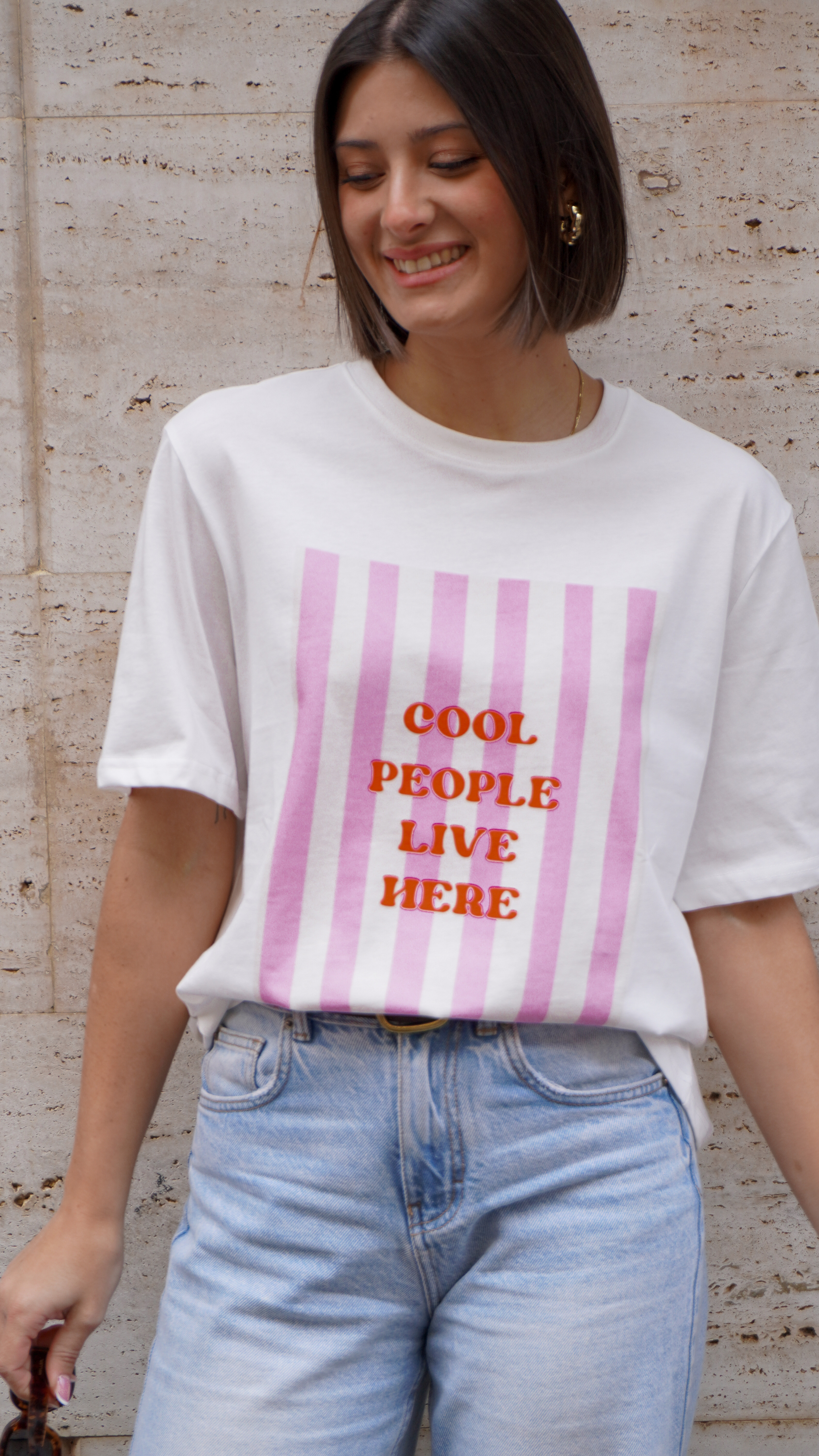 T-shirt oversize cotone