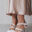 Miniatura: LUNA | Decolleté slingback pelle bianco tacco 7 cm