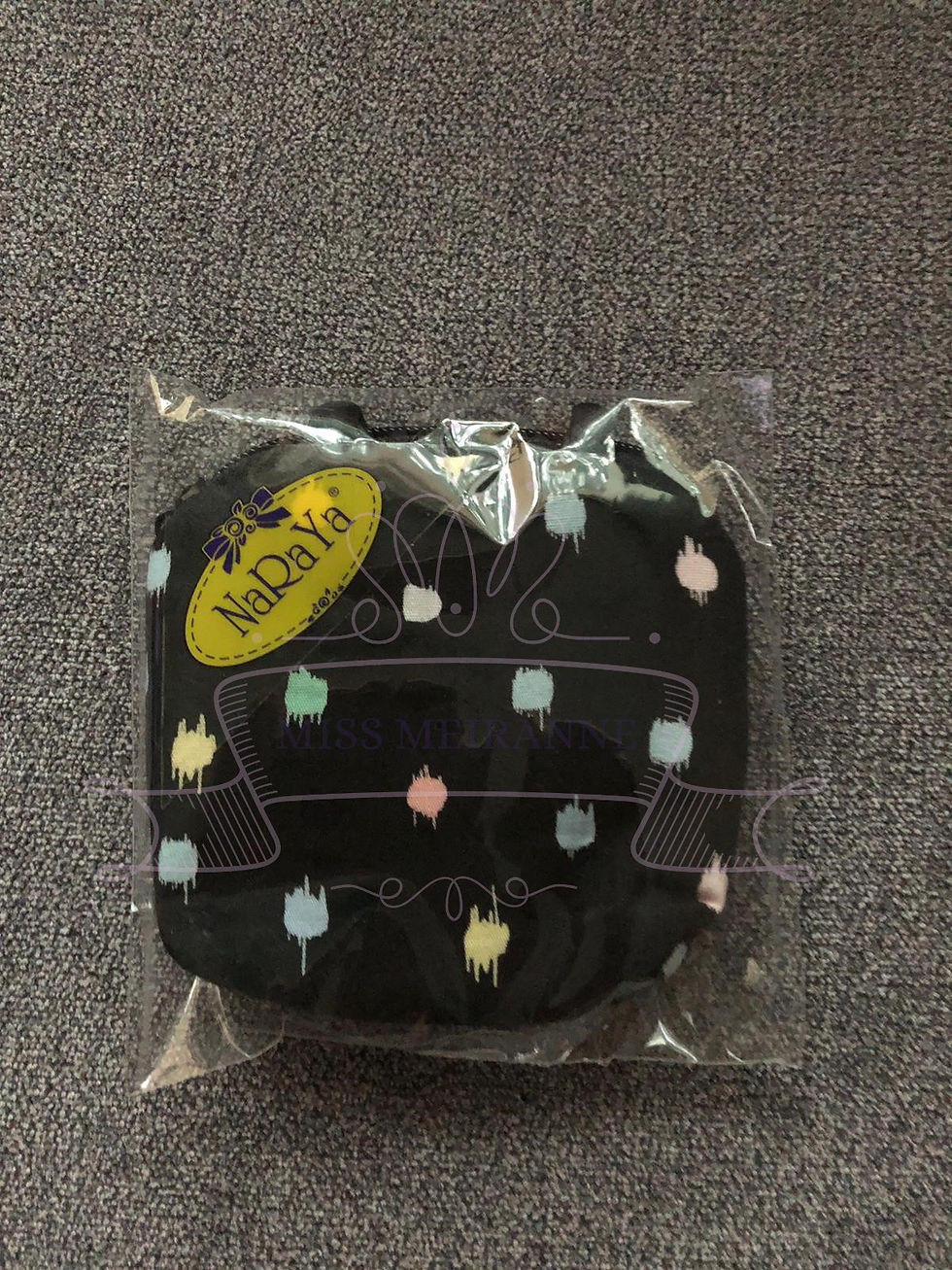 Thumbnail: NaRaYa Small Cotton Fabric Coin/Accessories Bag Case Holder Kids Zipper Purse