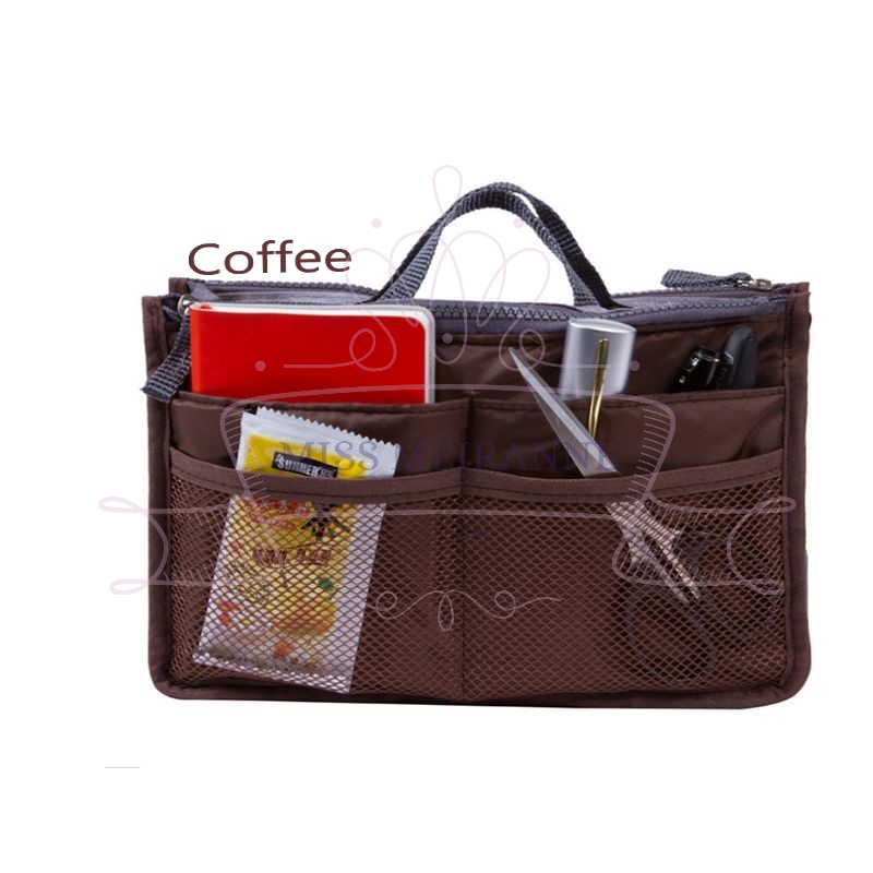 Thumbnail: Bag Insert Travel Organizer Handbag Organiser with Handles