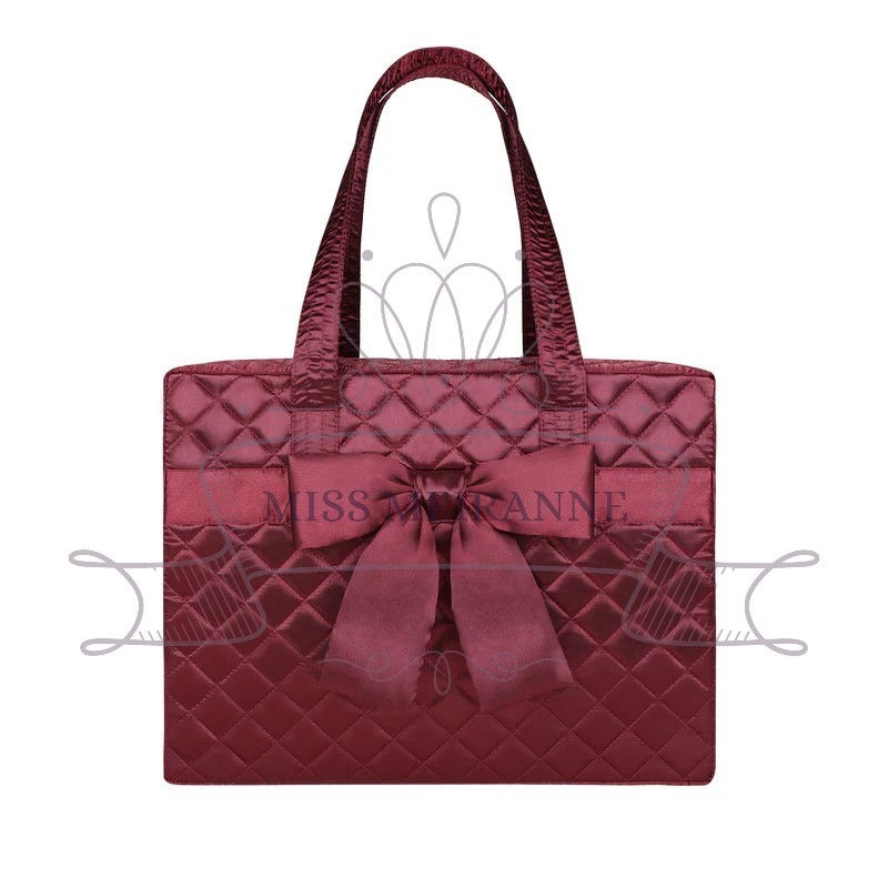 Thumbnail: NaRaYa Satin Cotton Large Rectangular Shoulder Staycation Travel Handbag