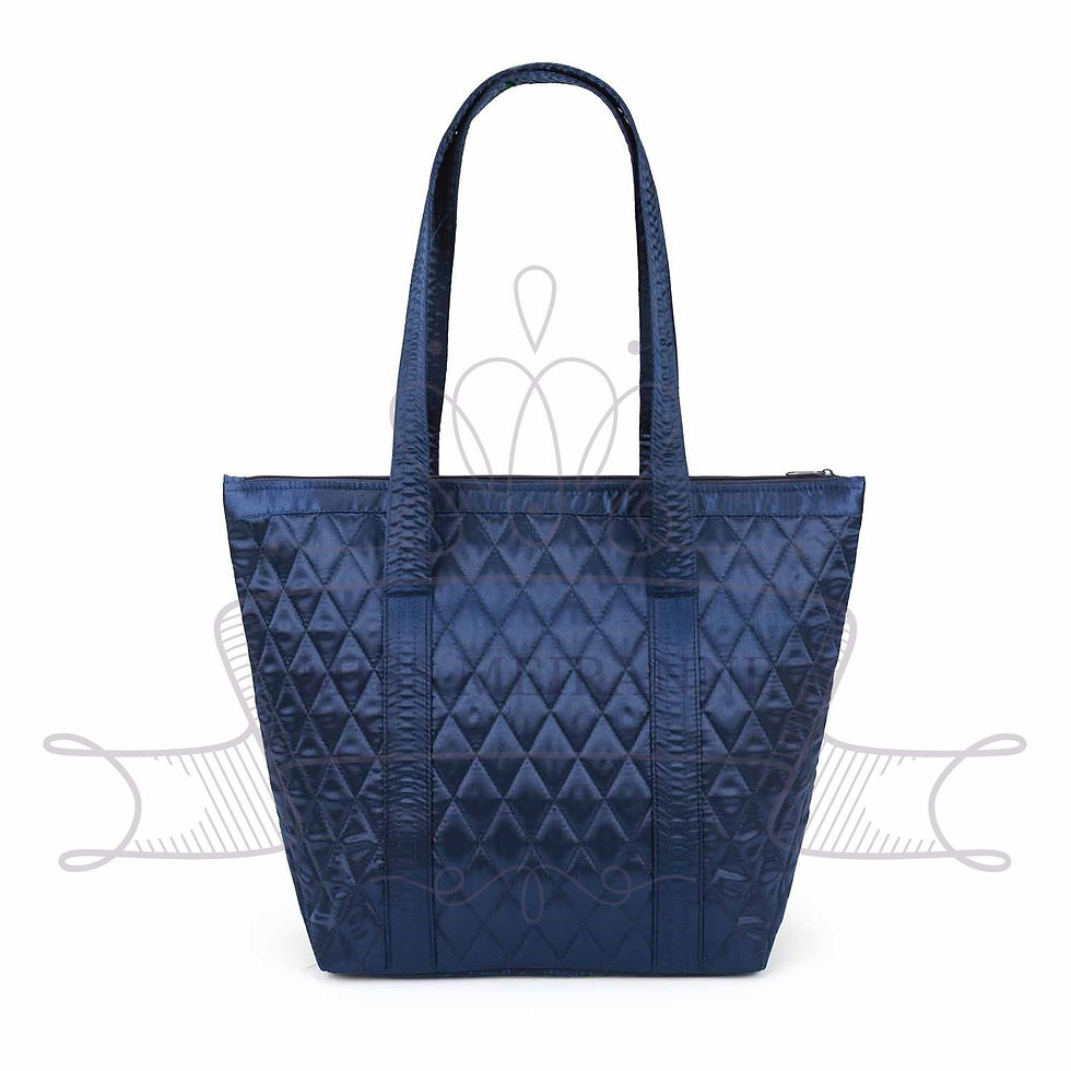 Thumbnail: NaRaYa Satin/Cotton Fabric 180B Large Travel Mummy/Baby Shoulder Handbag