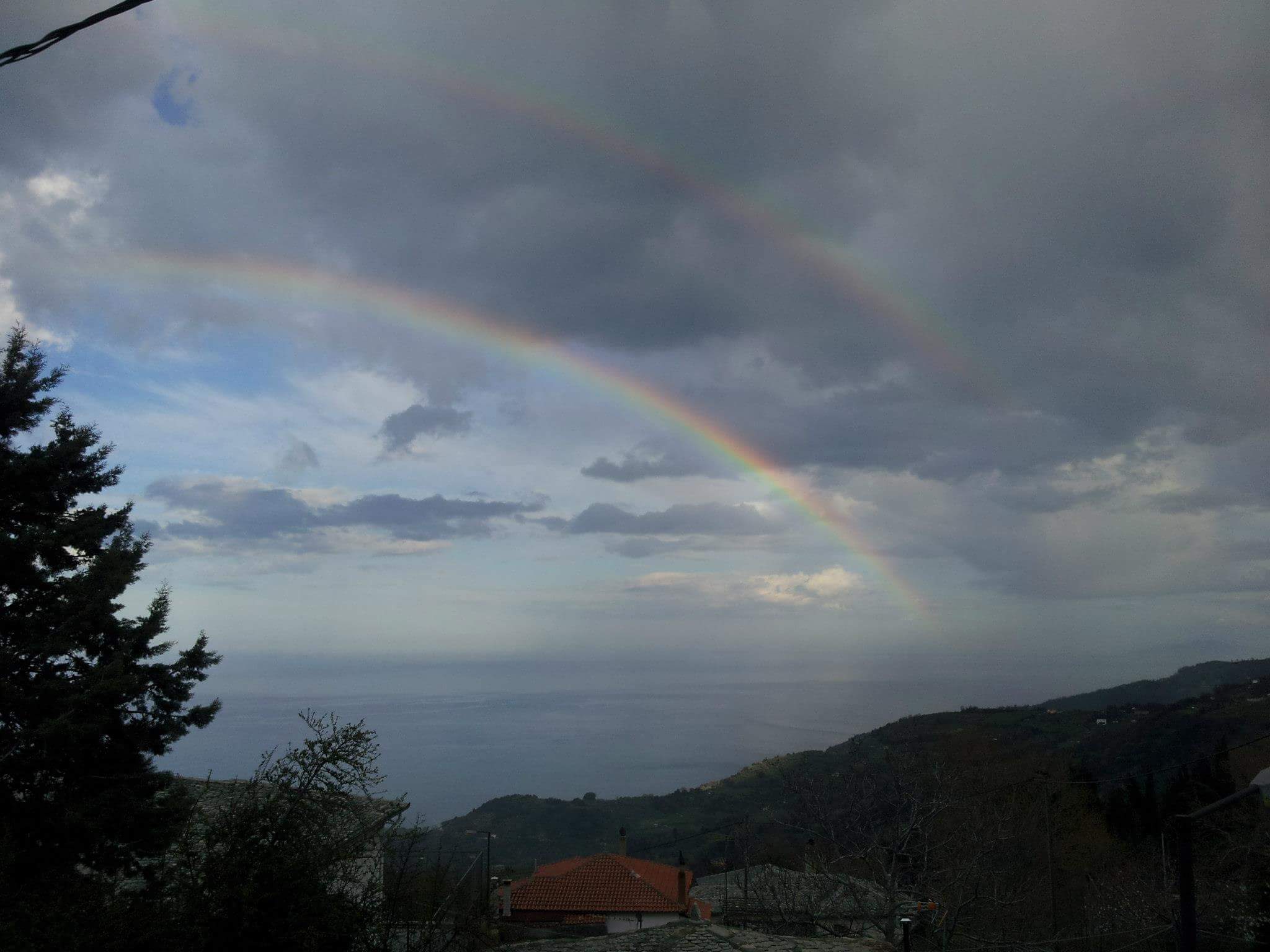 Rainbow on a Cloudy Day
