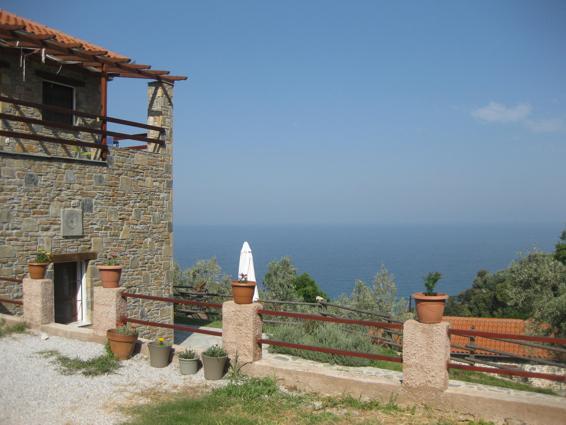 View from Car Parking- Orlys' Villas