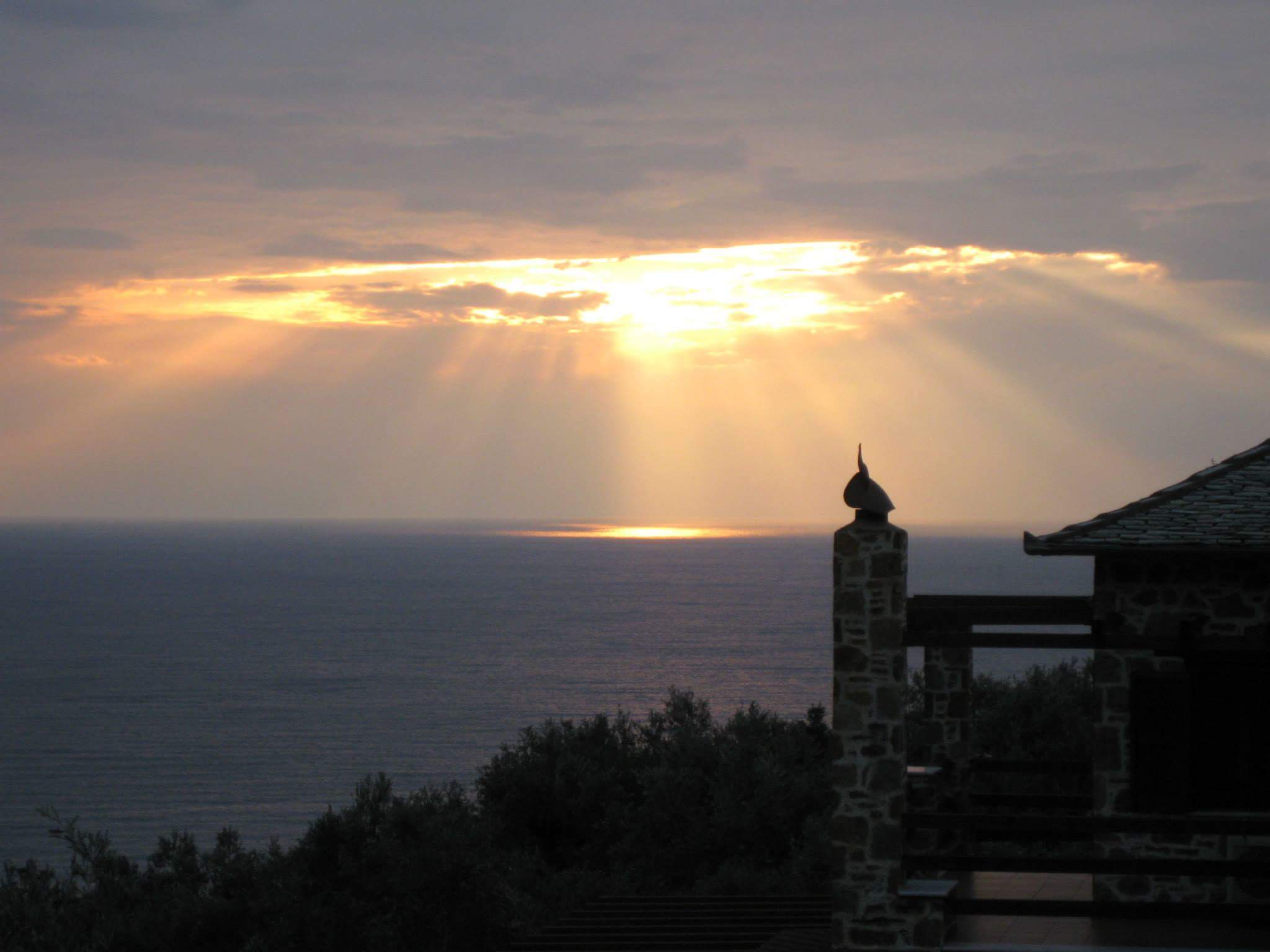 Sunrise over the Aegean Sea