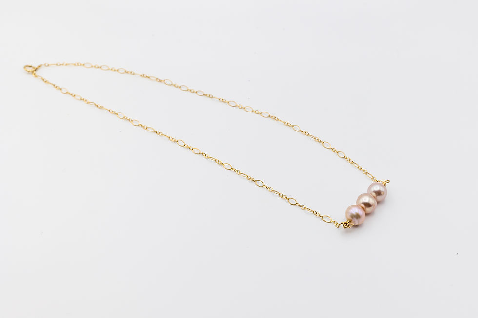 Thumbnail: Three Pearl Necklace