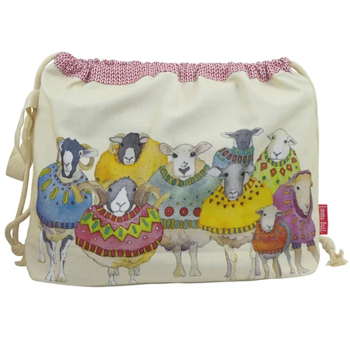 Drawstring Bag - Sheep In Sweaters | Woolmouse