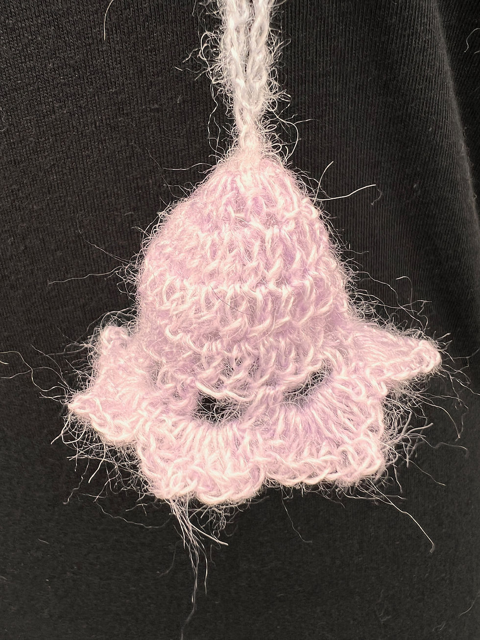 Thumbnail: Mohair Bell Shawl Kit - Lavender Dream