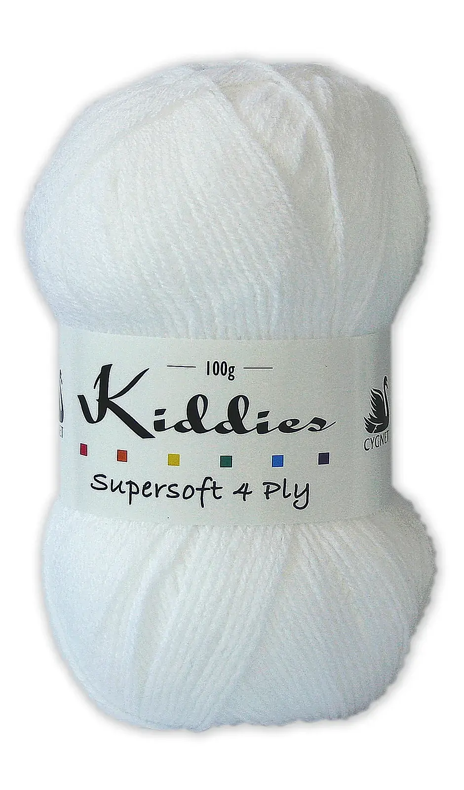 Kiddies Supersoft 4ply - White