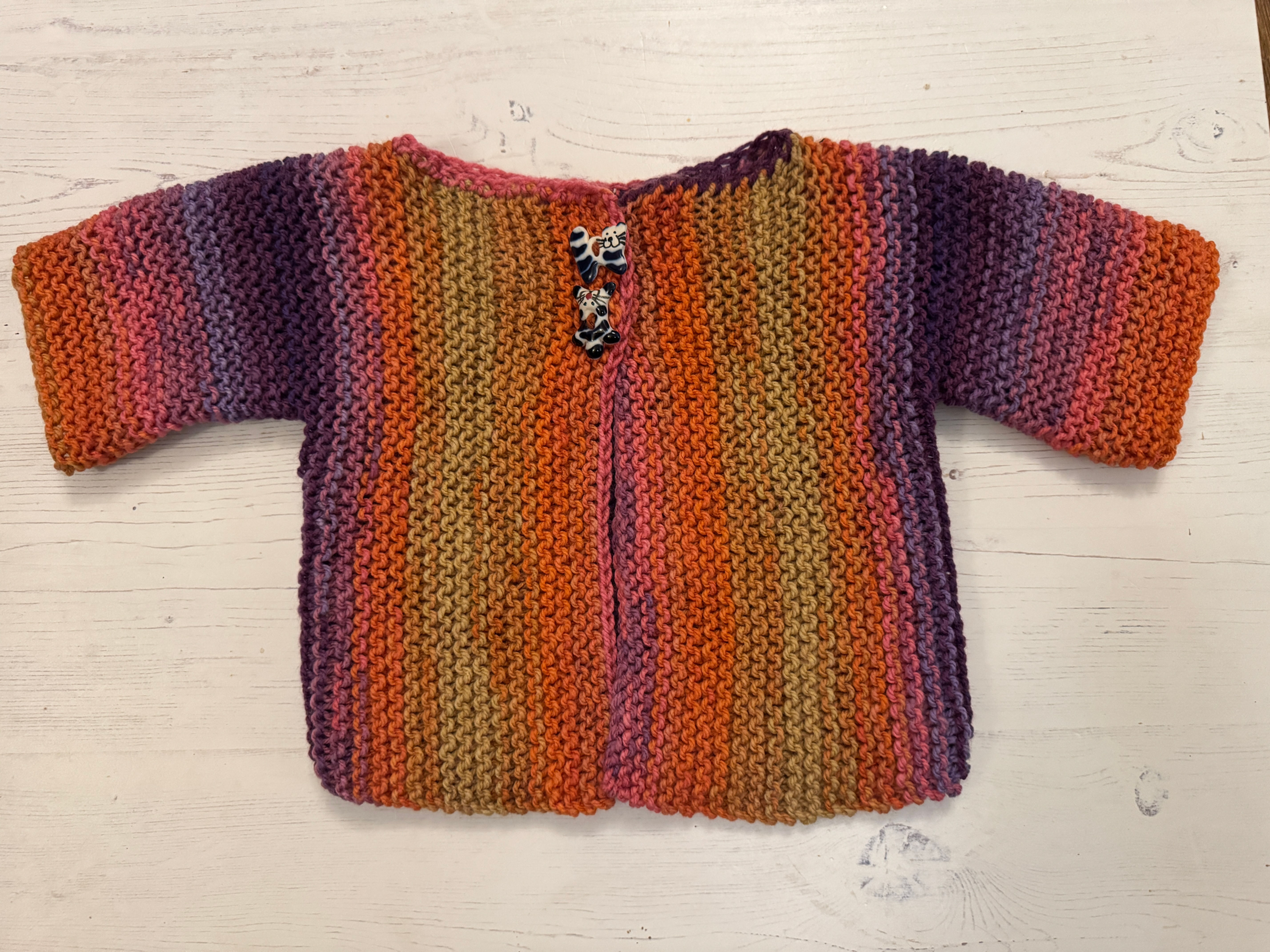 Baby Cardigan Kit - Duststorm