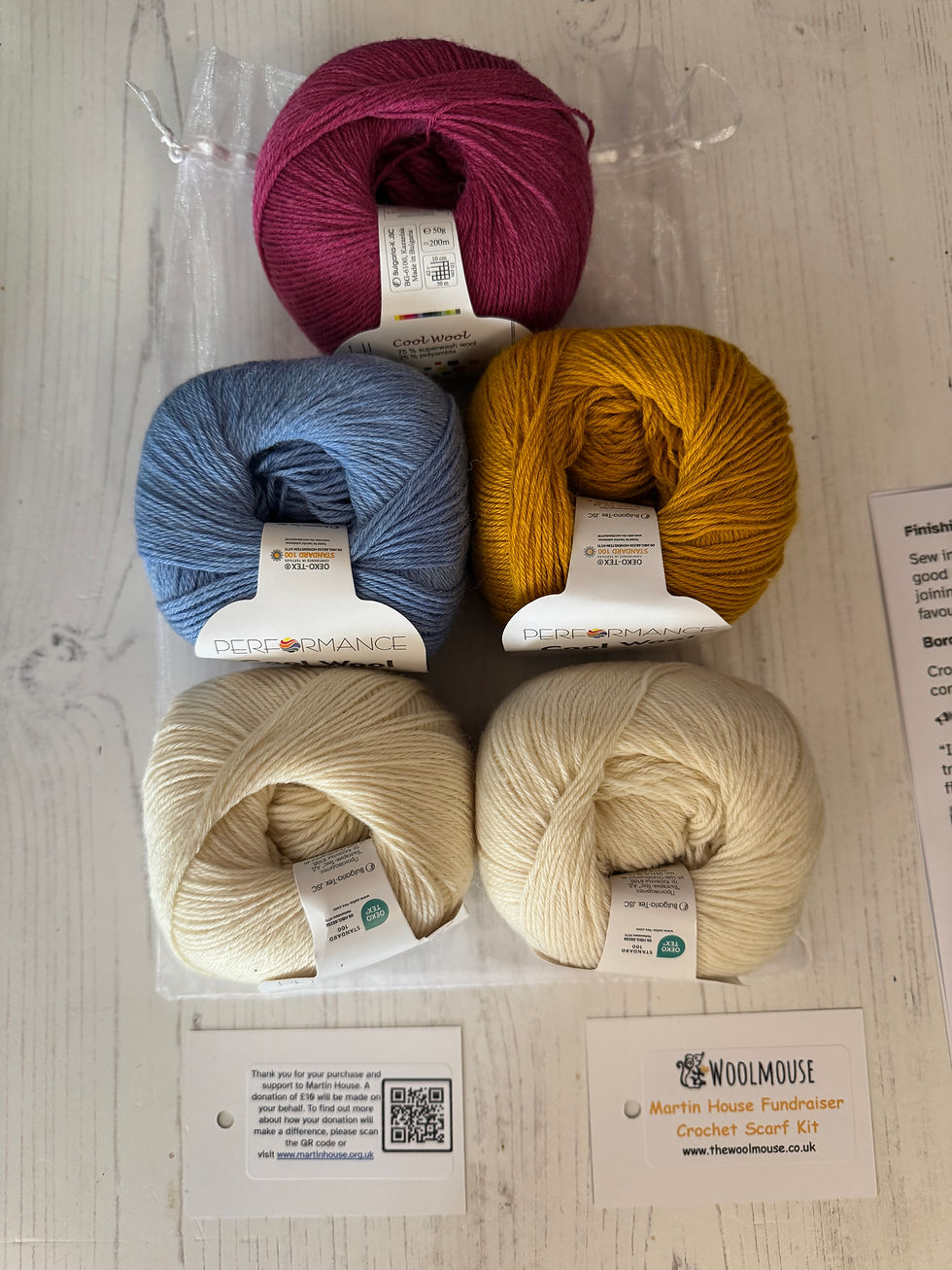 Thumbnail: Martin House Fundraiser Scarf Kit
