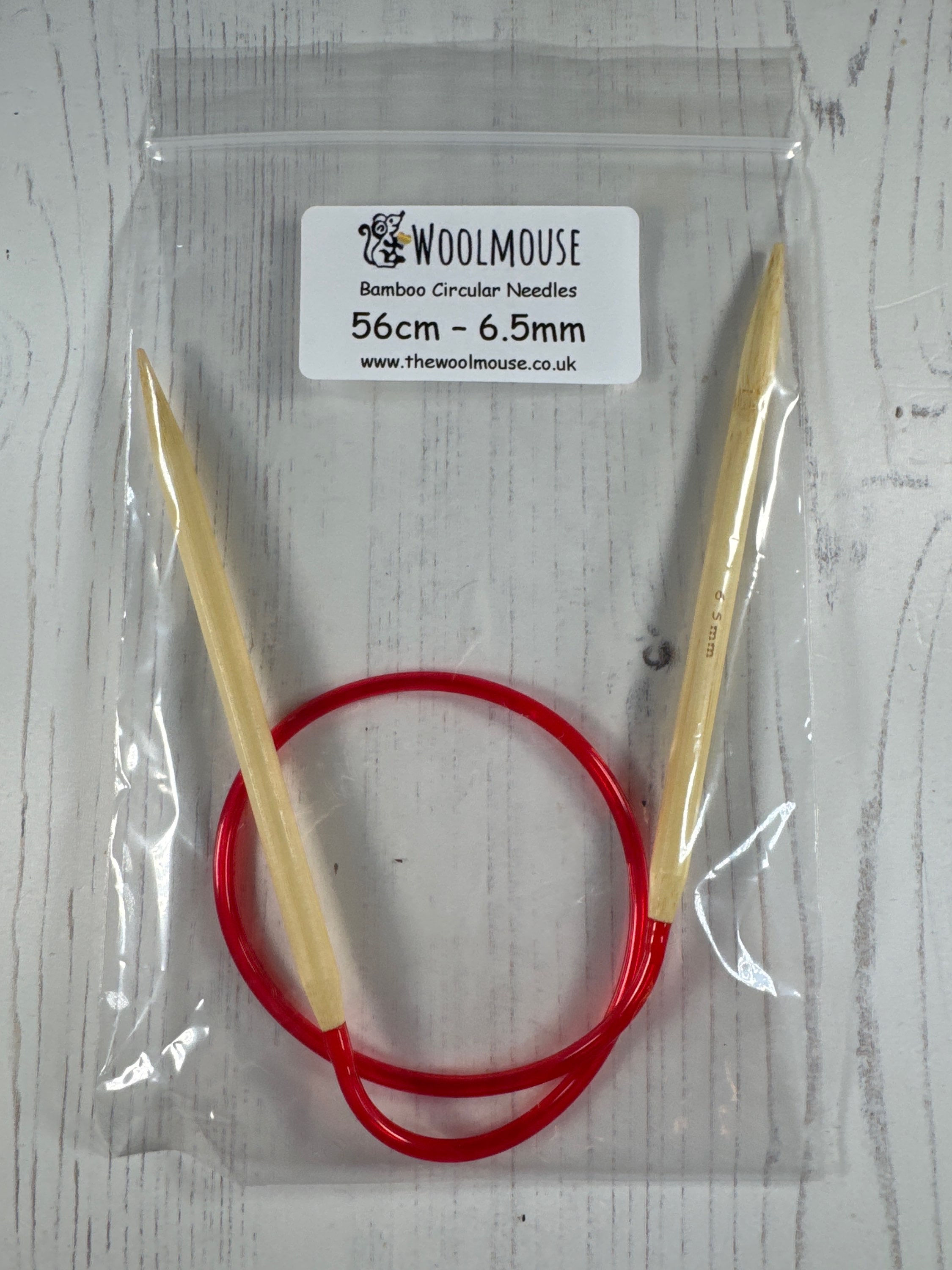Bamboo Circular Needles - 56cm - 6.50mm