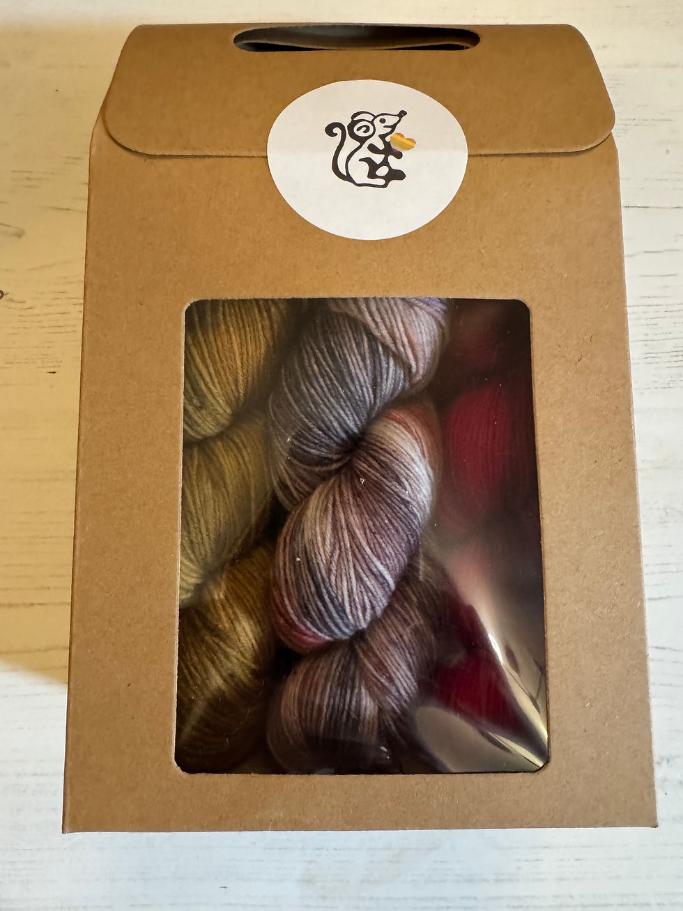 4ply Gift Box - Lovehandyed 4ply 3x 100g Skeins