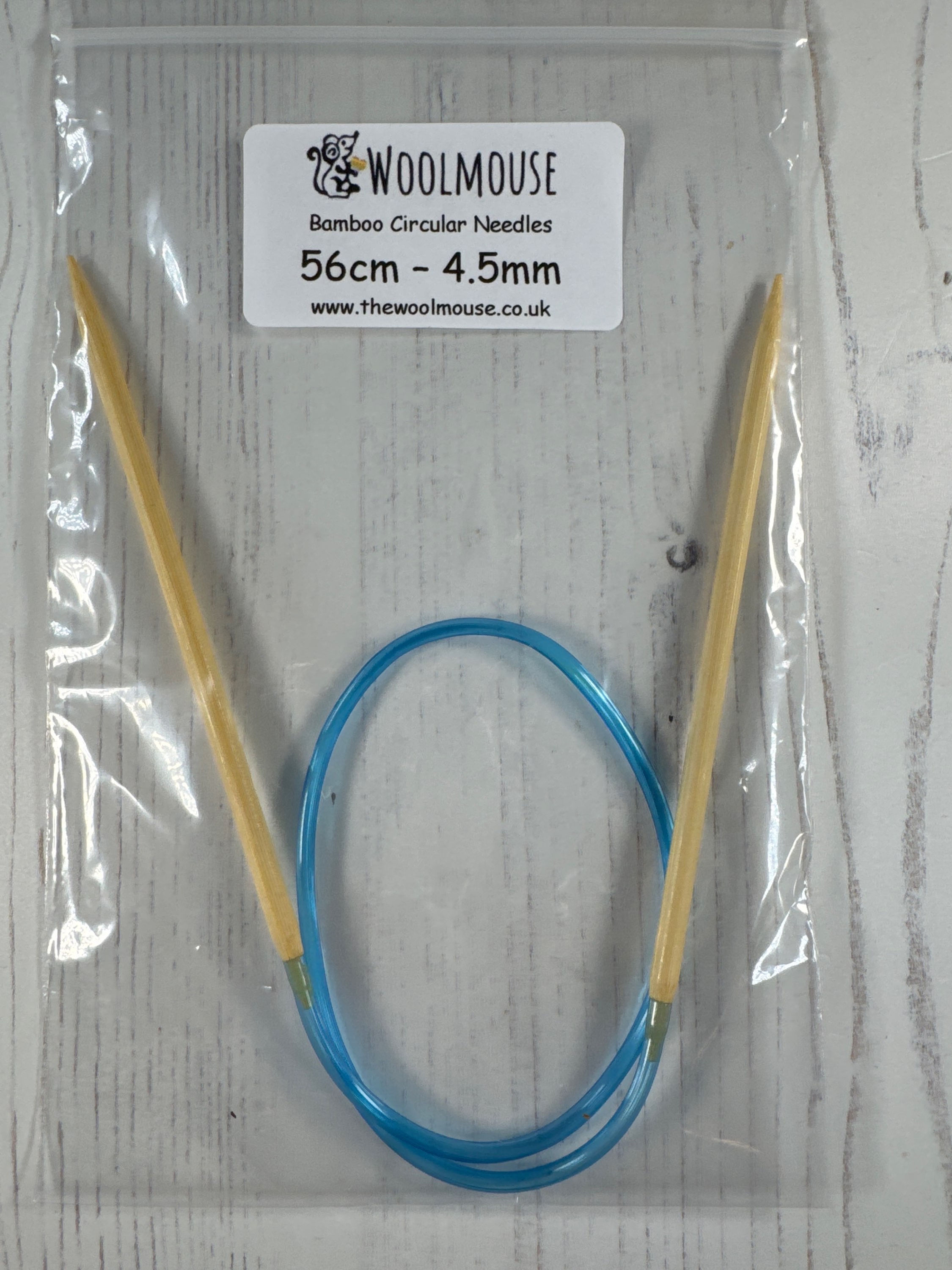 Bamboo Circular Needles - 56cm - 4.50mm