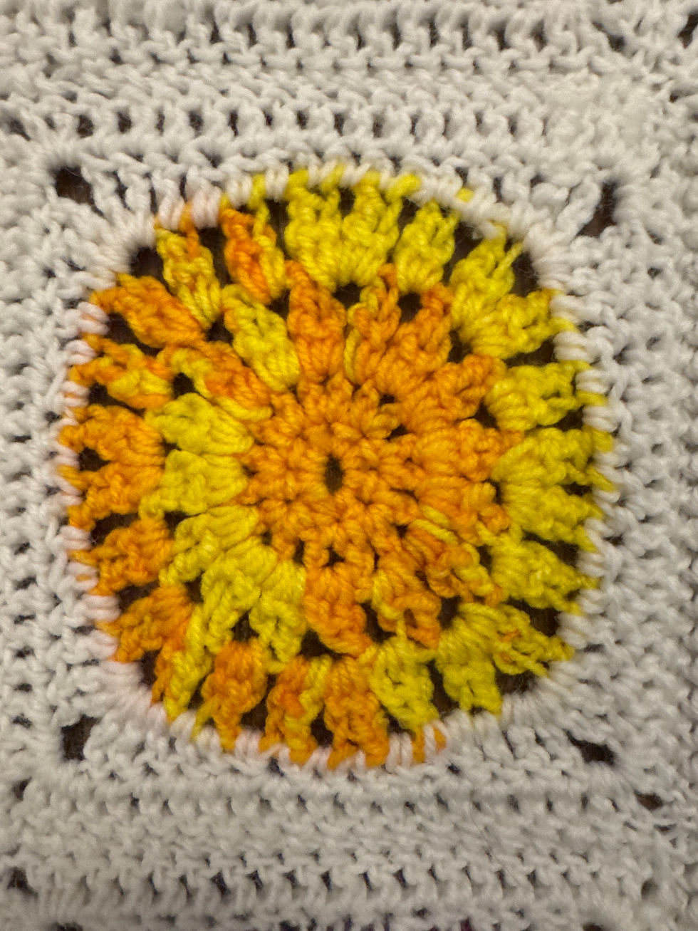 Thumbnail: Granny Square Baby Blanket Kit - Sunburst