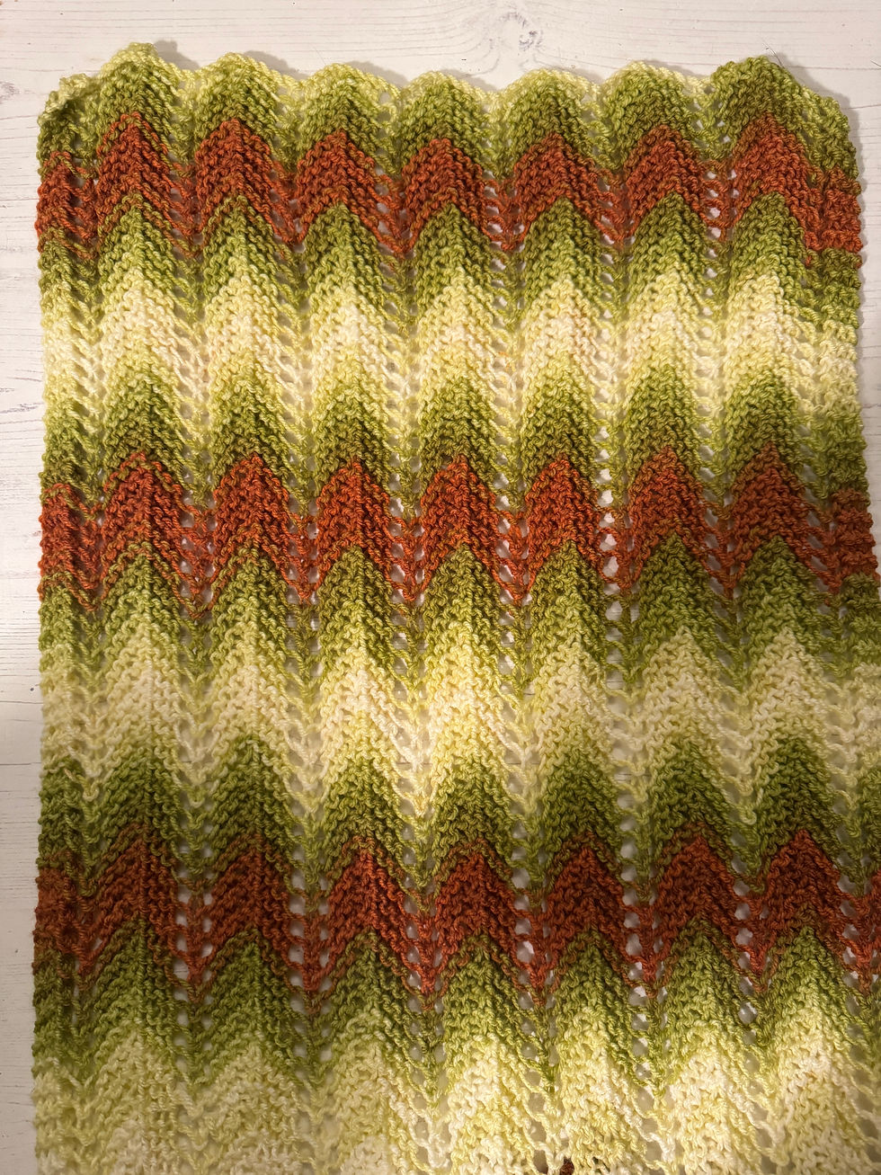 Thumbnail: Knitted Lace Stitch DK Scarf Kit - Papatya 16