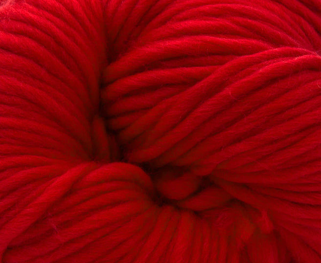 Thumbnail: Chubbs Merino Hat Kit - Scarlet with Black Pom Pom