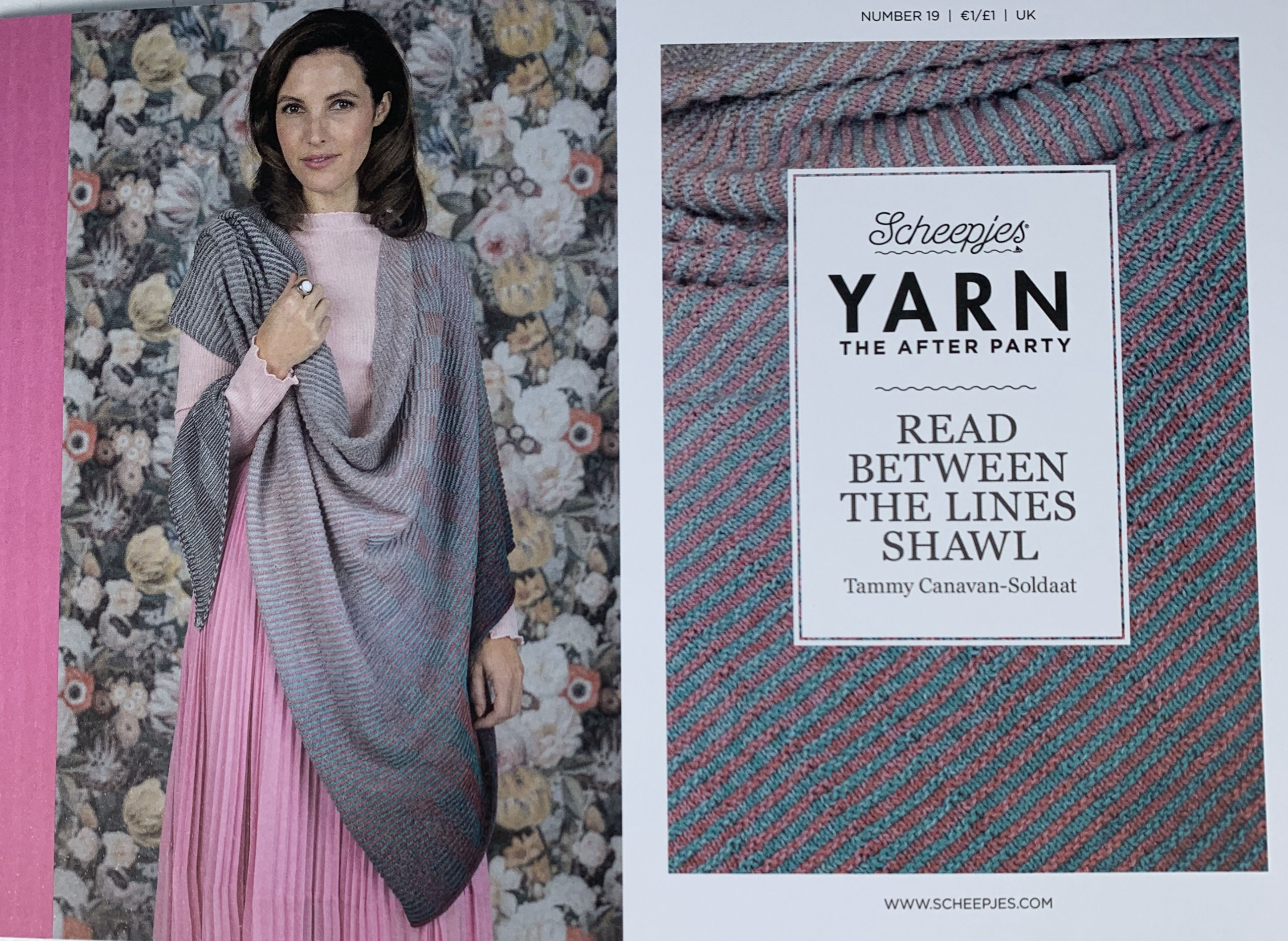 YARN The After Party - Read Between The Lines Shawl