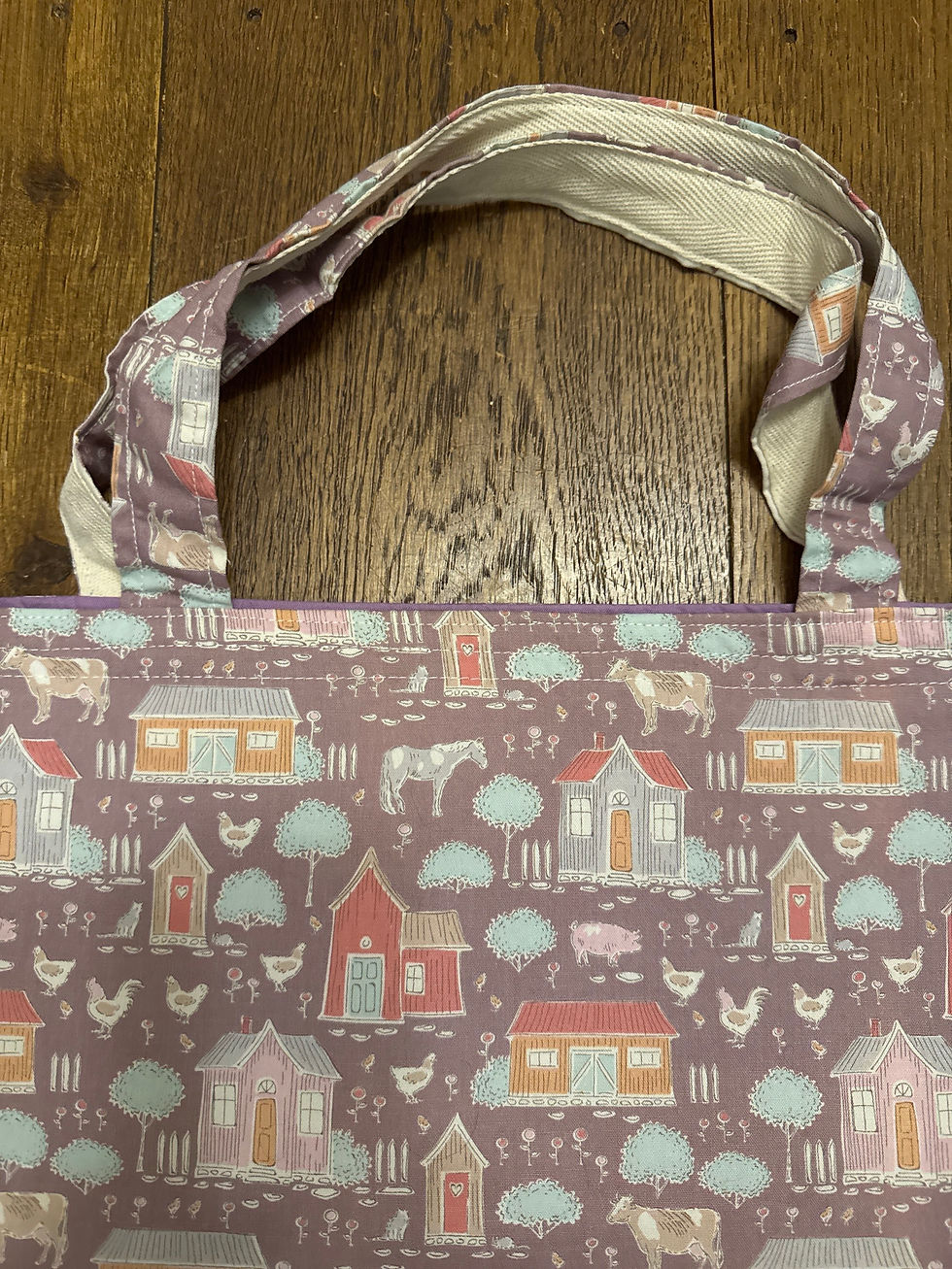 Thumbnail: Handmade Tilda Cotton Tote Bag