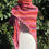 Thumbnail: Cygnet Brick Stitch Shawl Crochet Kit - Watermelon and Rose