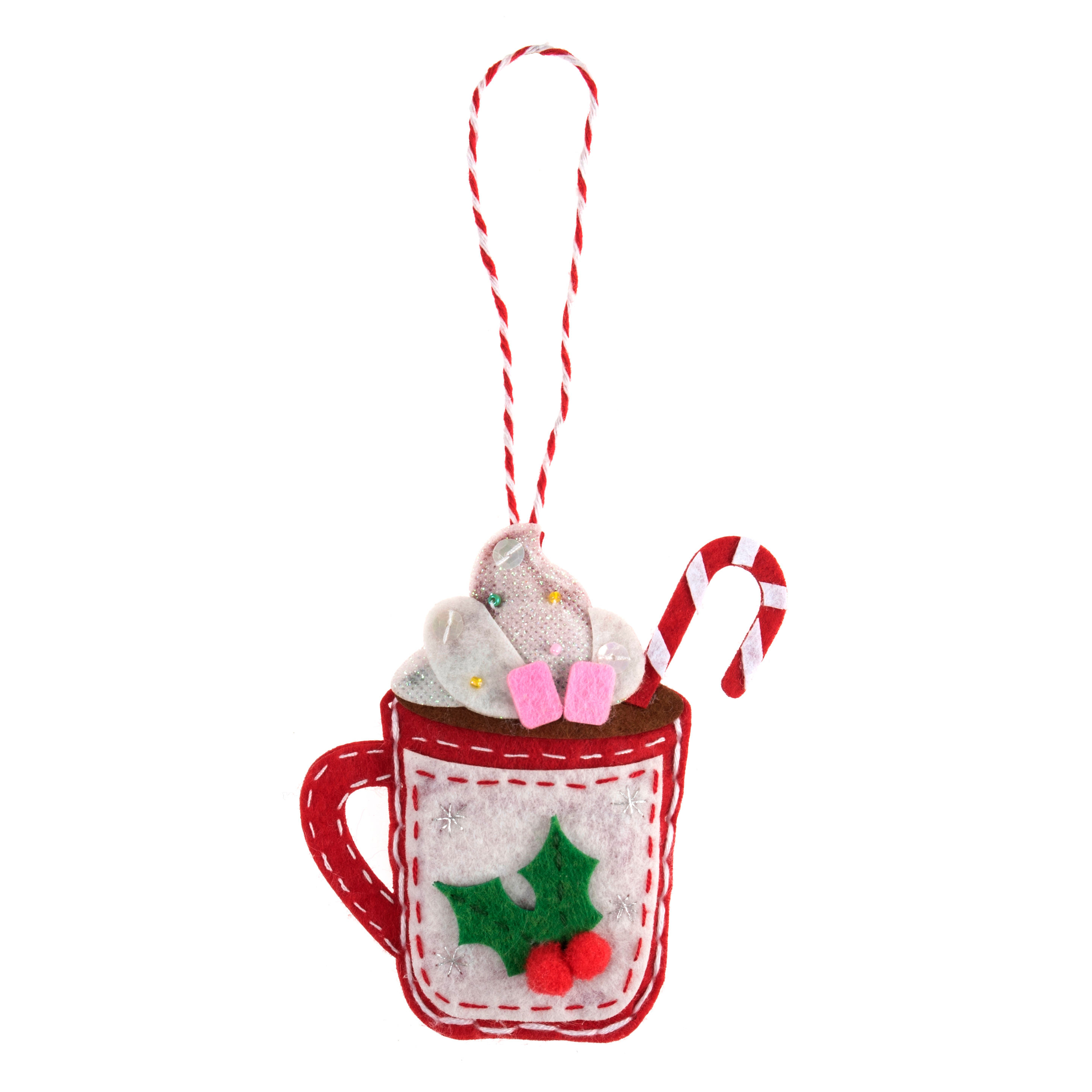 Felt Decoration Kit  - Hot Chocolate